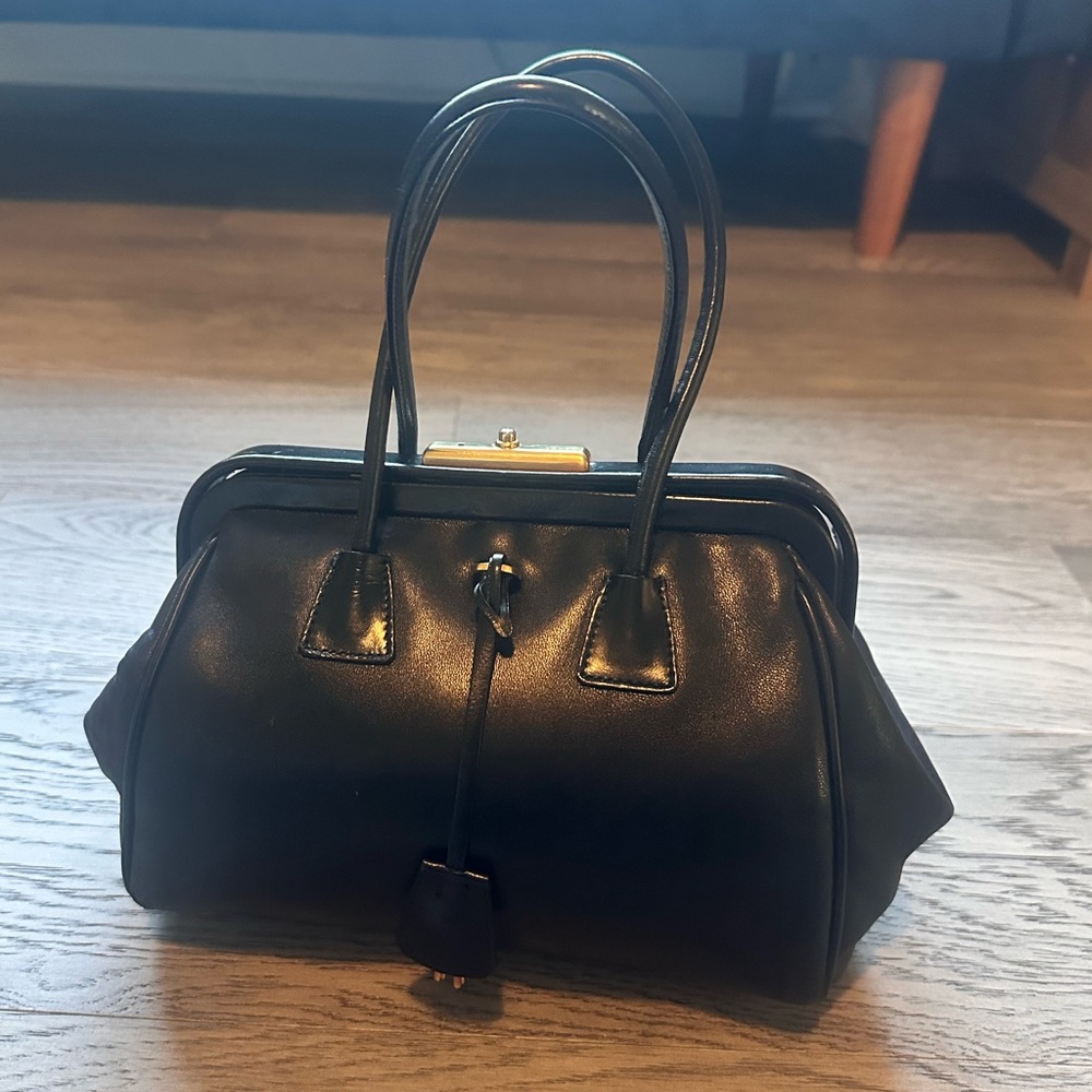 PRADA VTG Mini Madras Cerniera Doctor Bag - Picture 3 of 12